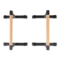 Support de pompes parallèles portable en bois de hêtre de haute qualité, durable, réglable en acier, écologique, garantie 5 ans, pour fitness à domicile