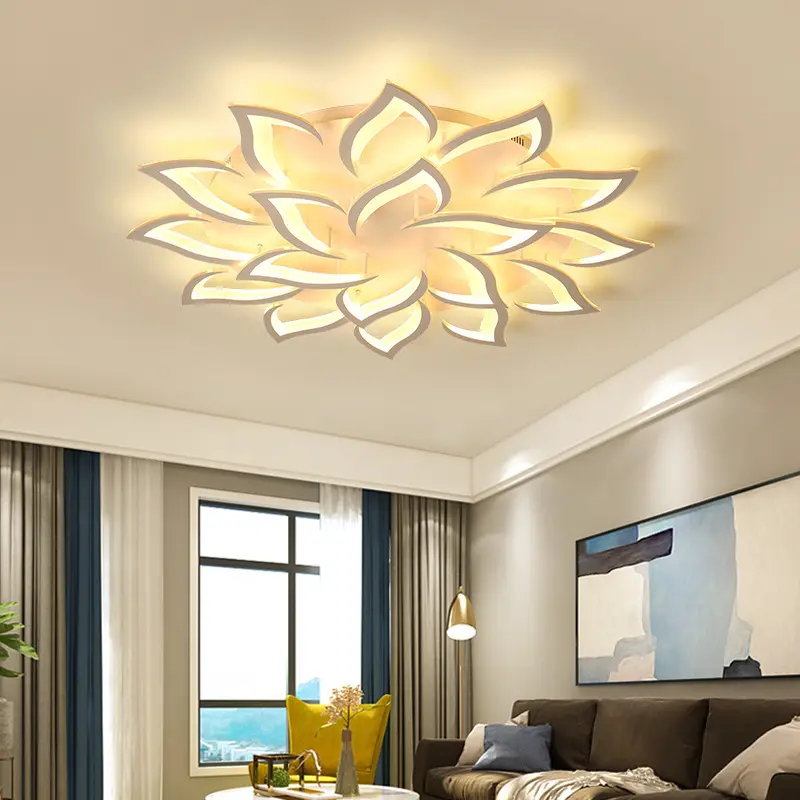 Modern Nordic Luxury Design Adjustable Indoor Hotel Home Living Room Fixture Led Lighting Ceiling Light