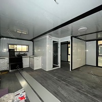 Casa Contenedor Prefabricada de Instalación Rápida, Estándar, de Doble Capa, Expandible, para Apartamentos, con Terraza, para Jardín