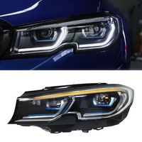 Pour BMW Série 3 G20 G28, ensemble de phares LED, 2019 2020 2021, style laser, mise à niveau complète des phares LED, DRL