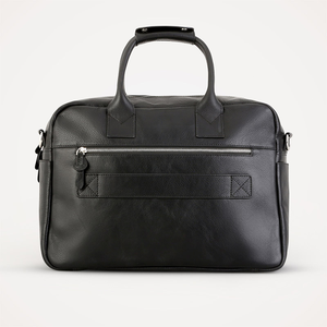 Mochilas clásicas de cuero genuino, maletín para portátil con cierre de cremallera y gran capacidad para llevar al hombro en el trabajo - Product Image 3