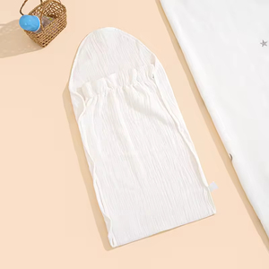 Ensemble <span class=keywords><strong>gigoteuse</strong></span> nouée pour nouveau-né avec bonnet, super doux et confortable, sac de couchage pour bébés - Product Image 3