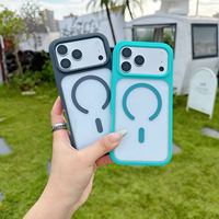 Étui de téléphone transparent 2-en-1 Honatop pour iPhone 18 17 Pro Max 17 Air 16E Magnétique 15 14 Coque arrière Funda Capa pour Samsung Antichoc