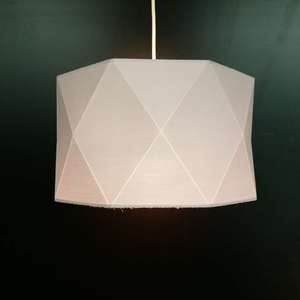 Rosa forma octogonal de techo/lámpara de mesa de luz interior de PET de plata para la sala dormitorio habitación de <span class=keywords><strong>las</strong></span> niñas - Product Image 4