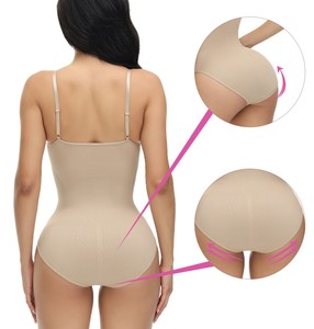 บอดี้สูทเอวสูงยกกระชับบั้นท้ายชุดกระชับสัดส่วนไร้รอยต่อสำหรับผู้หญิงชุดกระชับสัดส่วนตกแต่งแบบติดกระดุมระบายอากาศได้ - Product Image 3