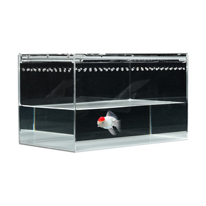 Enceinte empilable pour reptiles Boîte d'élevage en cage pour reptiles en <span class=keywords><strong>plastique</strong></span> acrylique transparent Boîte d'alimentation pour insectes petit reptile pour animaux de compagnie - Product Image 2