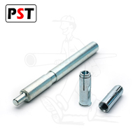 Ancre à enfoncer en acier au carbone zingué avec rebord pour usage en construction, norme ASTM/DIN