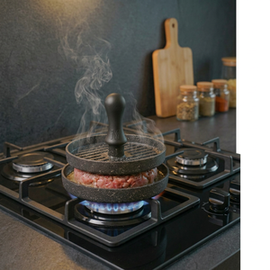 Molde Profesional de Granito de 110 mm para Hamburguesas y Albóndigas, para Cocinar Carne y Aves - Product Image 2