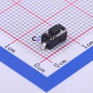 TS-KG001T Tactile Switch SMD,6x3.5mm Switch Single Pole Single Throw Rectangle Button 1.6N Vertical Mount - Product Image 1
