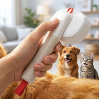 Neue Multifunktionale Elektrische Vibrations-Massagebürste Selbstreinigende Sichere Tierpflegebürste für Hunde und Katzen