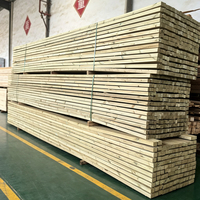 Bois de pin massif coupé sur mesure, bois de pin haute résistance pour les travaux de construction commerciale