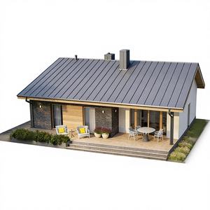 Villa modulaire en acier léger, norme australienne, résistante au vent, design moderne de luxe, protection de l'environnement, immeuble de bureaux, appartement - Product Image 1