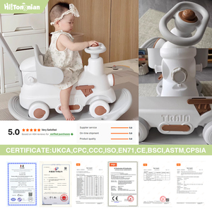 Cheval mécanique <span class=keywords><strong>à</strong></span> <span class=keywords><strong>bascule</strong></span> pour enfants de 92 cm, taille réelle, jouet <span class=keywords><strong>animal</strong></span> sur roues - Product Image 2