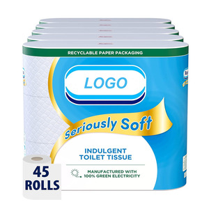 Biodegradável dissolvendo papel macio toilette virgem reciclado papel higiênico 500 folha rolo de papel higiênico rápido dissolver 2ply seguro