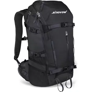 Mochila de inverno para esportes, bolsa de viagem com alça de ombro para capacete, bolsa de esqui leve e fácil de acessar, ideal para uso em snowboard