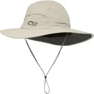 Customizable Plain Bucket 60Cm Custom Logo Embroidery Outdoor Fishing Nylon Waterproof Bucket Hat With Sun Protection Rope