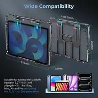 Untuk SmallRig MD5059 Universal iPad Tablet Cage dengan Sun Hood untuk iPad Pro iPad Mini 1/4 "-20 3/8 "-16 Lubang Pemasangan