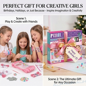Kit de fabrication de bijoux AiJH, accessoires <span class=keywords><strong>pour</strong></span> bracelets perlés DIY, ensemble de <span class=keywords><strong>perles</strong></span> <span class=keywords><strong>pour</strong></span> la beauté, jouets <span class=keywords><strong>pour</strong></span> enfants, bracelets faits <span class=keywords><strong>à</strong></span> la main <span class=keywords><strong>pour</strong></span> filles, machine <span class=keywords><strong>à</strong></span> faire des bracelets, jouets - Product Image 3