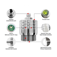 Sensor de Nivel de Radar Sólido de Alta Precisión, 76-81 GHz, 4-20 mA, Protección IP68, Precisión de 1 mm, Medidor de Profundidad de Pozos y Nivel de Agua