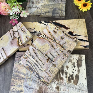 Vente en gros de plaques de cristal naturel polies, pierres précieuses polies, quartz clair brut, tranches de cristal mélangées pour la décoration intérieure - Product Image 5