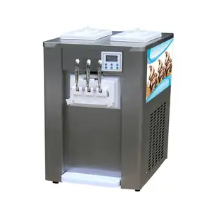 Yumuşak dondurma makinesi çift sistem dondurma sürekli dondurucu makinesi
