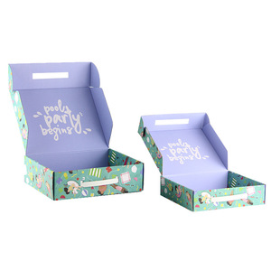 Tùy Chỉnh Trẻ Em Của Đồ Chơi Hộp Quà Tặng Nhà Máy In Thoải Mái Sóng Giấy Với Miếng Bọt Biển Lót Bù Đắp In Ấn Xử Lý - Product Image 3