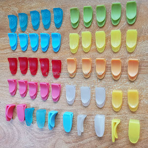 رائع جميل لطيف صغير الموثق كليب مذكرة المشبك الملونة شكل هلال صور حامل مقاطع البلاستيك <span class=keywords><strong>Memo</strong></span> - Product Image 2