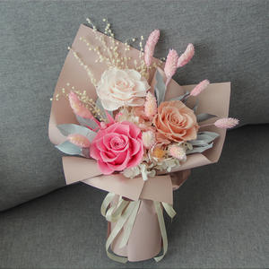 ช่อดอกกุหลาบจริงคุณภาพสูงสั่งทำพิเศษพร้อมพิมพ์โลโก้ + บรรจุภัณฑ์แบบกำหนดเองสำหรับของขวัญงานแต่งงานและวันวาเลนไทน์ - Product Image 3