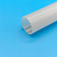 Profilé LED d'extrusion encastré anti-éblouissement en PC transparent prismatique pour éclairage intérieur moderne et couvercles de luminaires linéaires