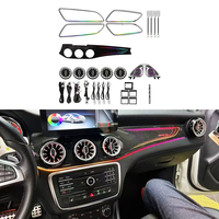 Modification de l'intérieur de la voiture 2014-2019, mise à niveau de l'éclairage d'ambiance, adapté à la Mercedes Benz CLA X156