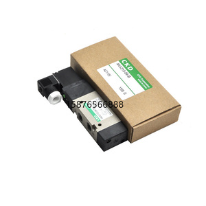 โซลินอยด์วาล์ว CKD รุ่น 4KA210-06-B AC 110V ขนาดพอร์ต 1/2 นิ้ว สำหรับเครื่องพิมพ์ - Product Image 1
