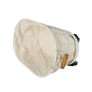 <span class=keywords><strong>Cesta</strong></span> de almacenamiento de alambre de Metal de hierro con luz, tela de decoración del hogar, cesto de ropa sucia para baño, rueda para almacenamiento de ropa de juguete y Hotel - Product Image 6