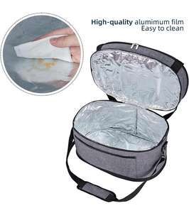 Bolsa Térmica para Picnic Personalizada OEM, Bolsa de Transporte Ligera de Gran Capacidad para Olla de Cocción Lenta, Directo de Fábrica - Product Image 5