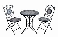 Stock Metall Garten Mosaik Möbel Set