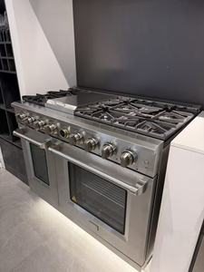 48 Pulgadas 7.0 Cu. Estufa de Cocina Doméstica con 6 Quemadores de Gas Natural, Horno de Convección a Gas y Plancha de Acero Inoxidable - Product Image 2