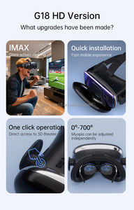 Nouvelles lunettes de réalité virtuelle 3D pour jeux vidéo, <span class=keywords><strong>casque</strong></span> VR compatible avec les téléphones G10, <span class=keywords><strong>casque</strong></span> VR pour iPhone et Android - Product Image 5