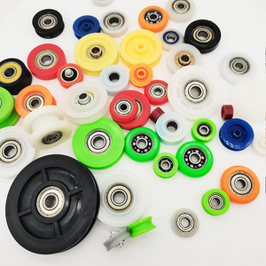 Rodillo de guía de rueda de polea de transmisión POM de acero de rodamiento liso Slient de alta velocidad <span class=keywords><strong>para</strong></span> puertas correderas Rodillo de poliuretano <span class=keywords><strong>con</strong></span> rodamiento - Product Image 2