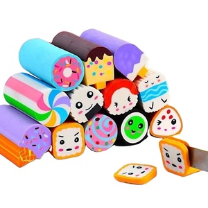 Lot de 6 gommes à crayon mignonnes au design coréen – Gommes créatives promotionnelles pour cadeau partagé - Product Image 1