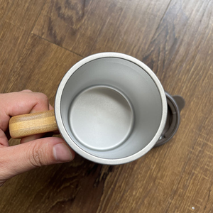 Thermos en <span class=keywords><strong>bois</strong></span> de bambou pour vin ou café, gobelet isotherme en acier inoxydable avec poignée et couvercle - Product Image 5