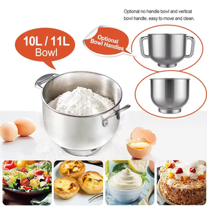 Ready to Ship 2000W 11-liter Household Electric Stand Mixer <b>Kitchen</b> Food Processor Bread and Cake Dough Double Hook Mixer - Product Image 6
