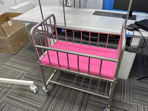 Culla Ospedaliera Mobile Personalizzata per Neonati con <span class=keywords><strong>Dimensioni</strong></span> Specifiche - Product Image 4