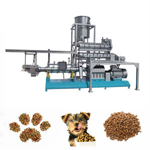 Ligne complète de fabrication d'aliments pour chiens avec extrudeuse à double vis, machines de fabrication de granulés pour chiens - Product Image 1
