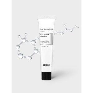 [สำหรับประเทศไนจีเรียเท่านั้น] [COSRX] ครีมเรตินอล 0.1 มล. สำหรับผู้เริ่มต้น 20 มล. ครีมเรตินอลบริสุทธิ์ ต่อต้านริ้วรอย ครีมเรตินอลสูตรคงตัว ครีมบำรุงกลางคืน - Product Image 1