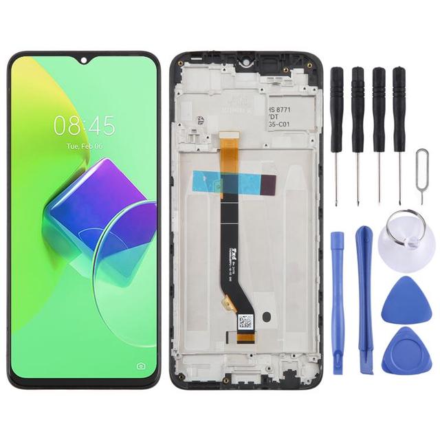 New Arrival for Tecno Spark 9 Pro KH7 KH7n OEM LCD Screen Digitizer Full Assembly With Frame