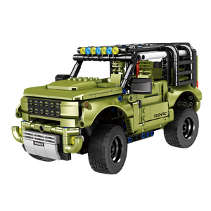 ZHEGAO <strong>Pull</strong> Back Off-road Vehicle Car Toys 763PCS Building <strong>Blocks</strong> Toys Kits DIY ABS Toys for Kids - Product Image 1
