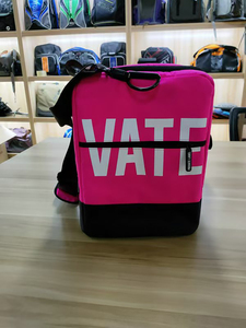 Muestra gratuita: Bolsa de lona personalizada con compartimento para ropa mojada y zapatillas rosas resistentes para viajes o el gimnasio, directamente de fábrica. - Product Image 6
