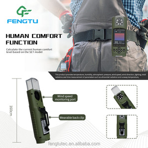 Pocket cầm tay di động kỹ thuật số Trạm thời tiết nhiệt kế không dây ẩm kế ngoài trời nhiệt độ độ ẩm màn hình phong vũ biểu - Product Image 5