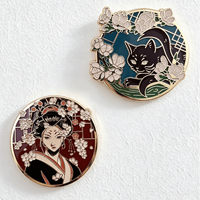 Fabricant professionnel de badges en métal personnalisés avec votre propre logo, plaqué or, émail dur