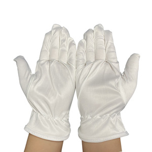 Gants de salle blanche en microfibre, non pelucheux, adaptés aux occasions formelles, aux expositions de bijoux et aux ateliers ; propres - Product Image 3