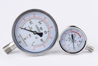 Drukmeter met roestvrijstalen filmkast Roestvrijstalen drukmeter Y-60BF-1~100MPa